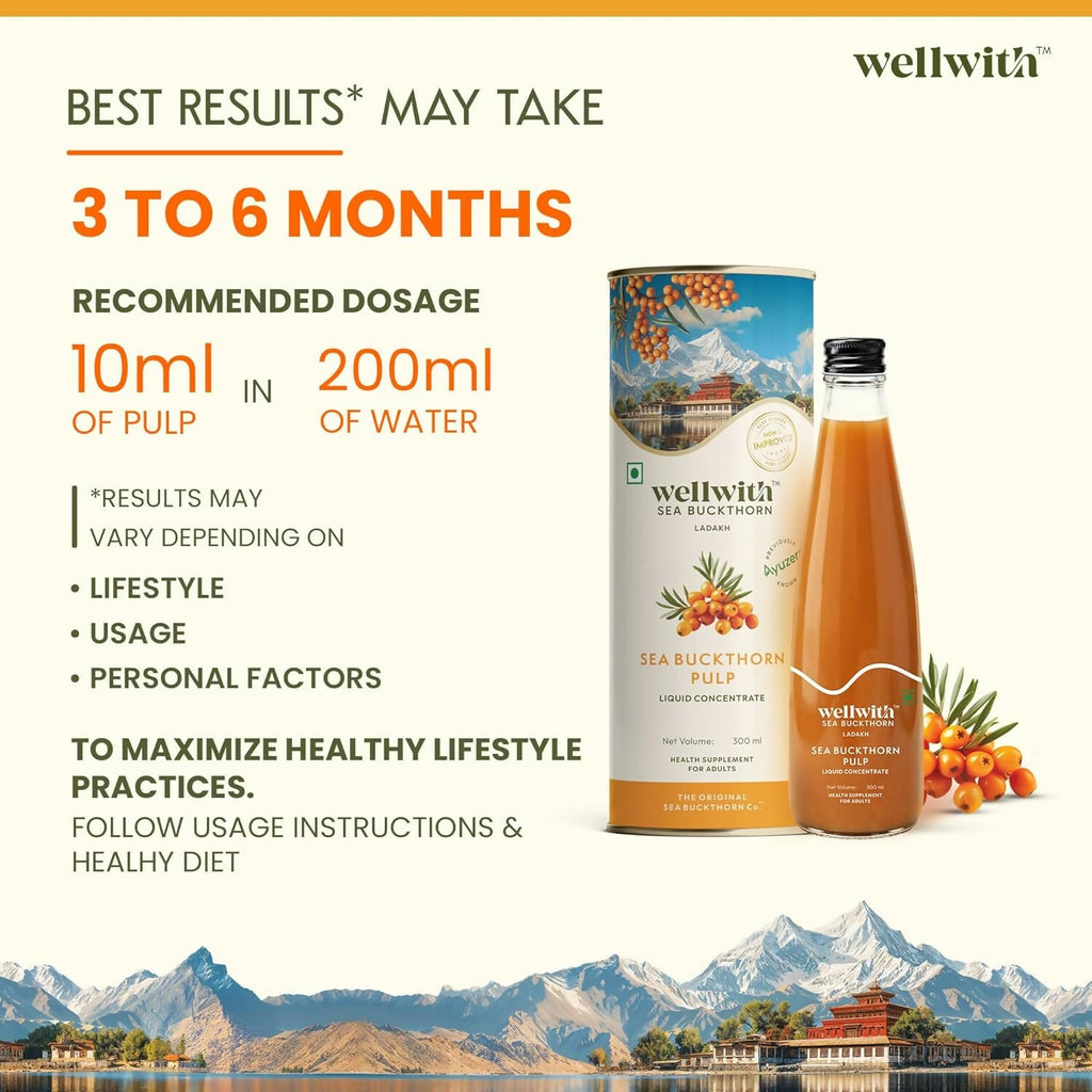 Wellwith Himalayan Sea Buckthorn Pulp