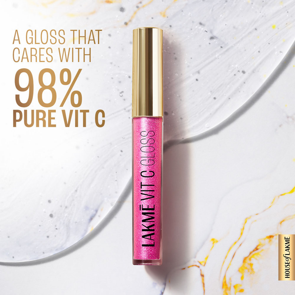 Lakme Superglow Vit C Gloss - Insta Pink