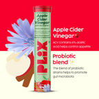PLIX The Plant Fix Probiotics+ ACV Apple Cider Vinegar Effervescent Tablets