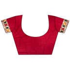 Joban Fashion Red Paithani Soft Silk Meenakari Saree - Distacart