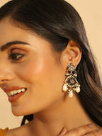 Nuyug 22K Gold Plated Ruby Grace Earrings - Distacart