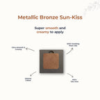 Disguise Satin Smooth Eyeshadow Squares - Metallic Bronze Sun-Kiss 204