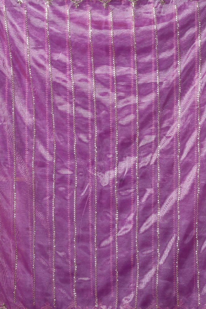 Joban Fashion Lavender Net Party Wear Sarees - Distacart