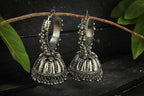 Mominos Fashion Johar Kamal Oxidised Silver-Plated With Ghungroo Jhumkas - Distacart