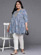 Ahalyaa Women's Traditional wear Tunic - Grey