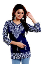Snehal Creations Digital Print Faux Crepe Short Kurti Tunic