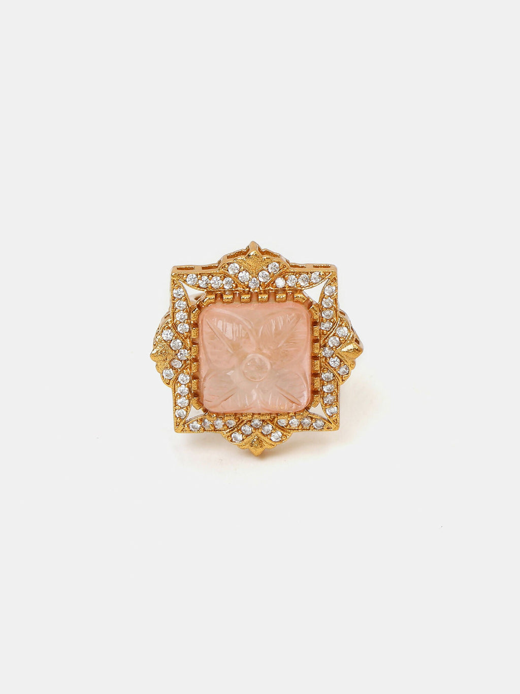 Ruby Raang Diamond Crystal Ring