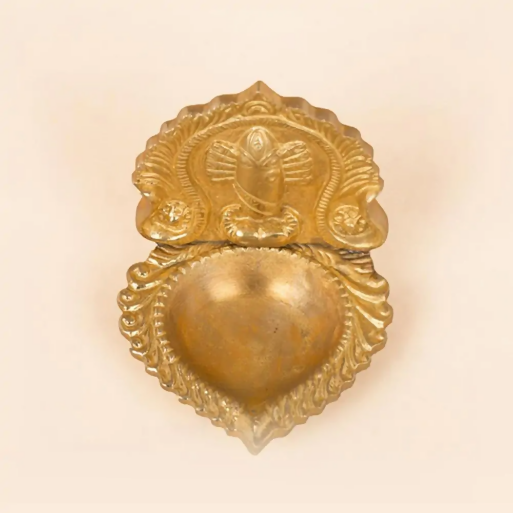 Isha Life Linga Bhairavi Brass Lamp - Distacart