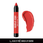 Lakme Enrich Lip Crayon - Red Stop