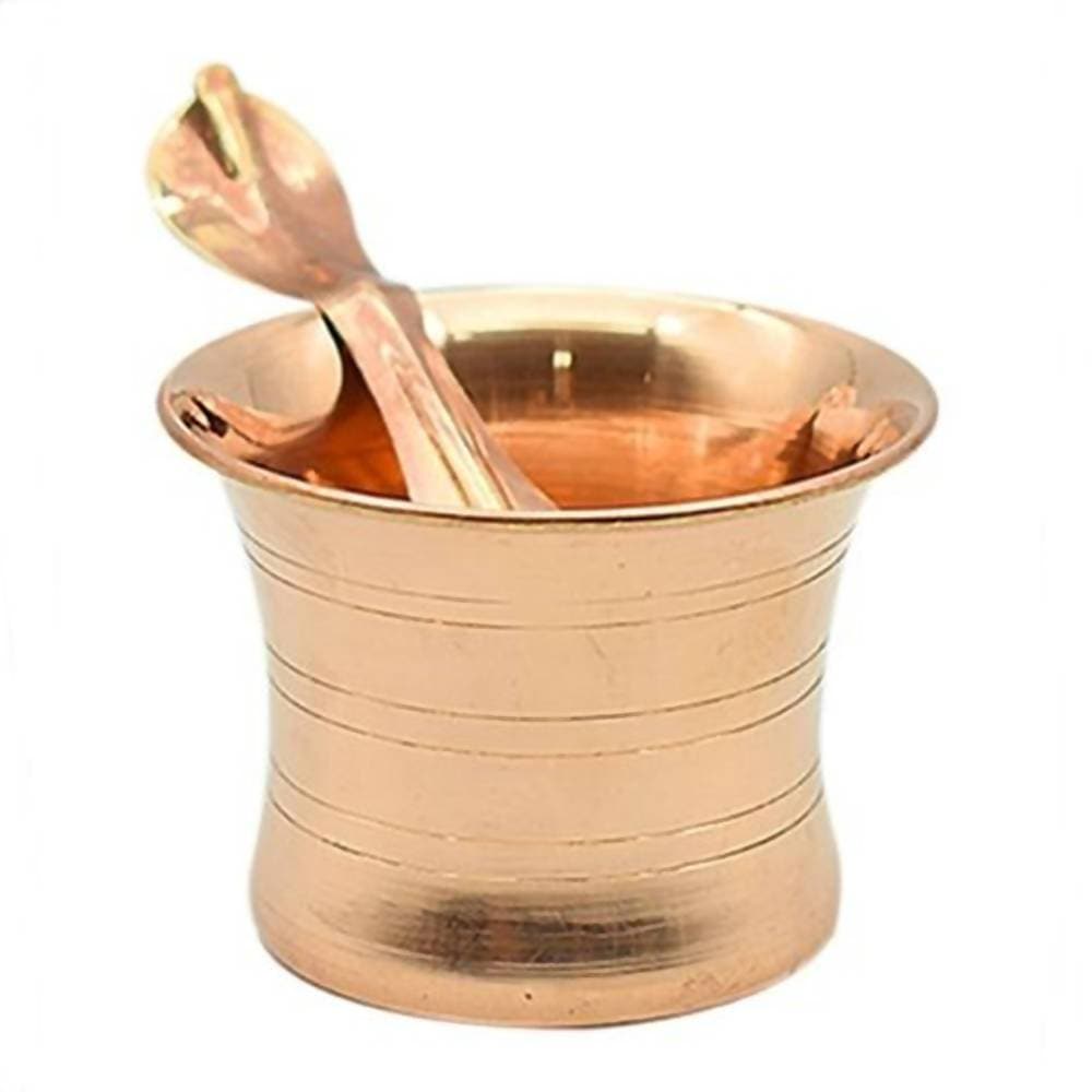 Puja N Pujari Pancha Patra with Spoon