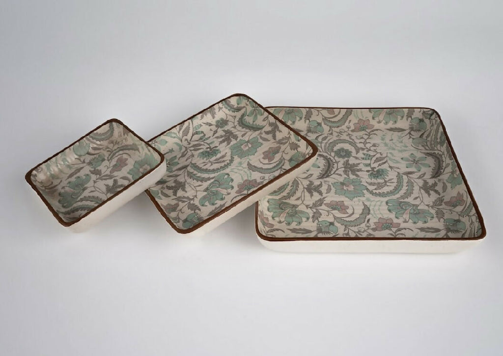 Simply Soho Mughal Mist Platter Set of 3