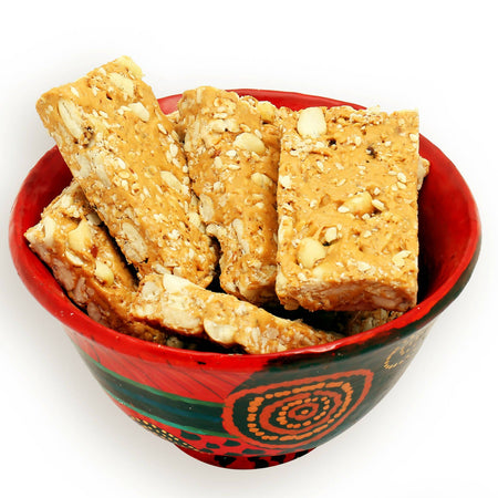 Ghasitaram Sankranti /Lohri Sweets-Gud Til Gachak