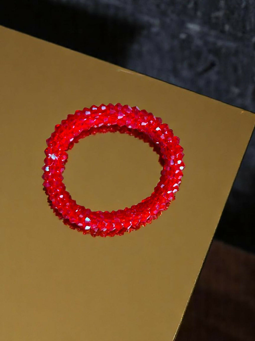 Inhanns Unisex Crystal Bloom – Adjustable Crystal Bead Bracelets - Red - Distacart