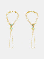 Ruby Raang Saanjh Pearl Hand Jewelry - Distacart
