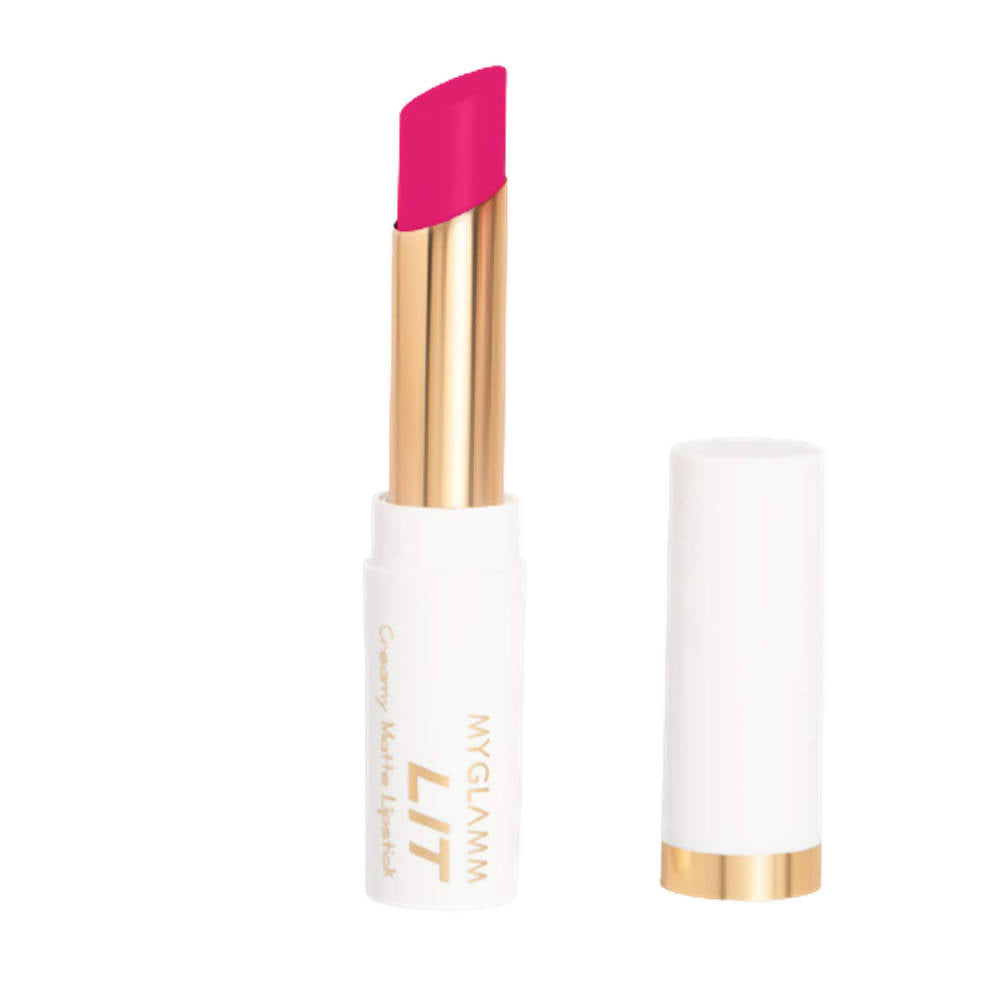 MYGLAMM LIT Creamy Matte Lipstick Rossini