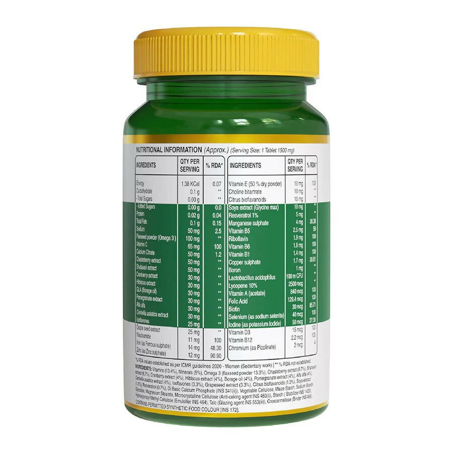 Pure Nutrition Multivitamin For Women Veg Tablets