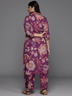 Ahalyaa Women's Traditional wear Kurta Set - Purple