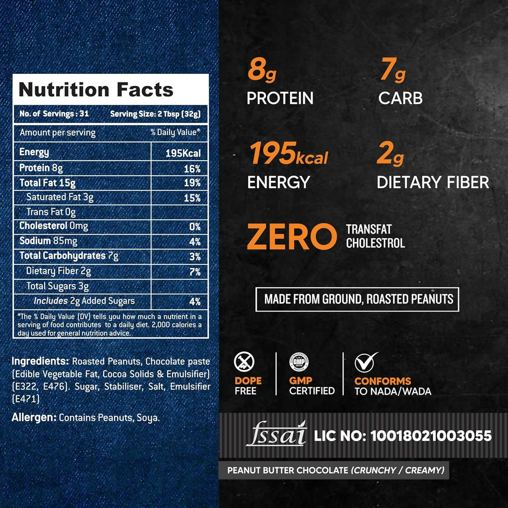 As-It-Is Nutrition Atom Chocolate Peanut Butter Creamy - Distacart