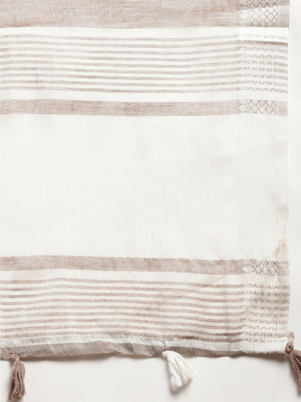 Shree Shyam Fashion Linen Beige Saree - Distacart