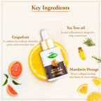 VI-JOHN Prakritik Vitamin C Face Serum Brightening, Anti-Aging & Glowing Skin, 100% Bio-Actives - Distacart