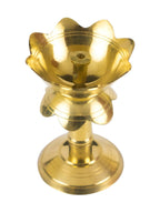 Spillbox Gold-Toned Brass Kuthu Vilakku Pooja Essential