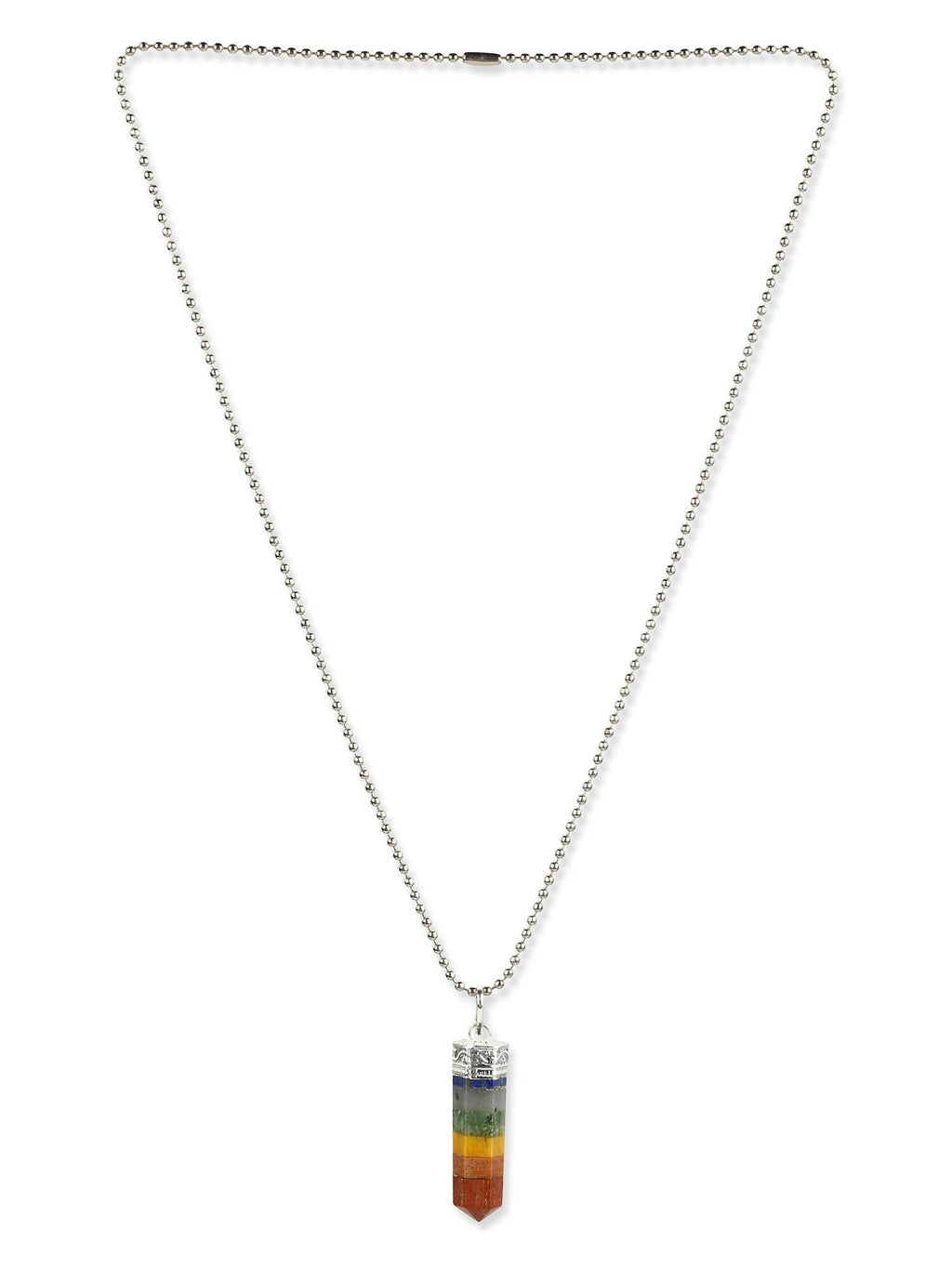 Silver-Plated Necklace - Ruby Raang - Distacart