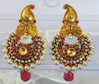Pink Kemp Mango Designer Earrings - Distacart