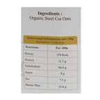 Arya Farm Organic Steel Cut Oats - Distacart