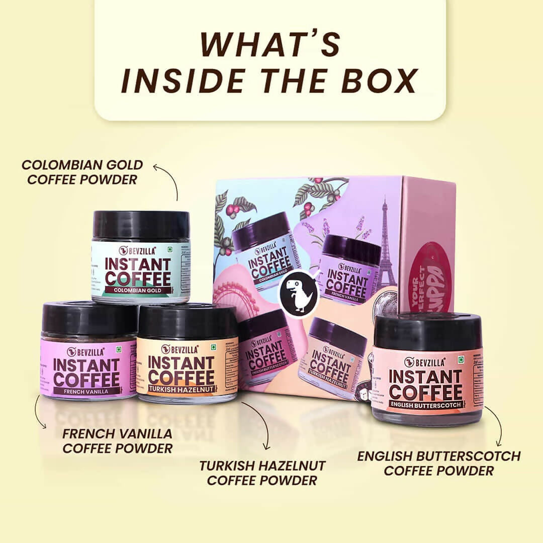 Bevzilla Flavoured Instant Coffee Powder - Distacart