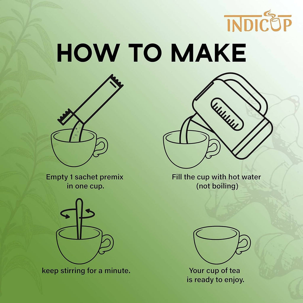 Indicup Lemongrass Ginger Tea Instant Premix - Distacart