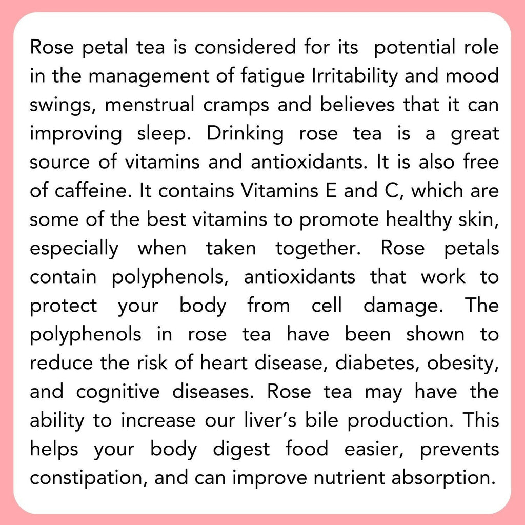 Satvi Wellness Rose petal flower Tea | Rose petal tea | Rose flower drink mix - Distacart
