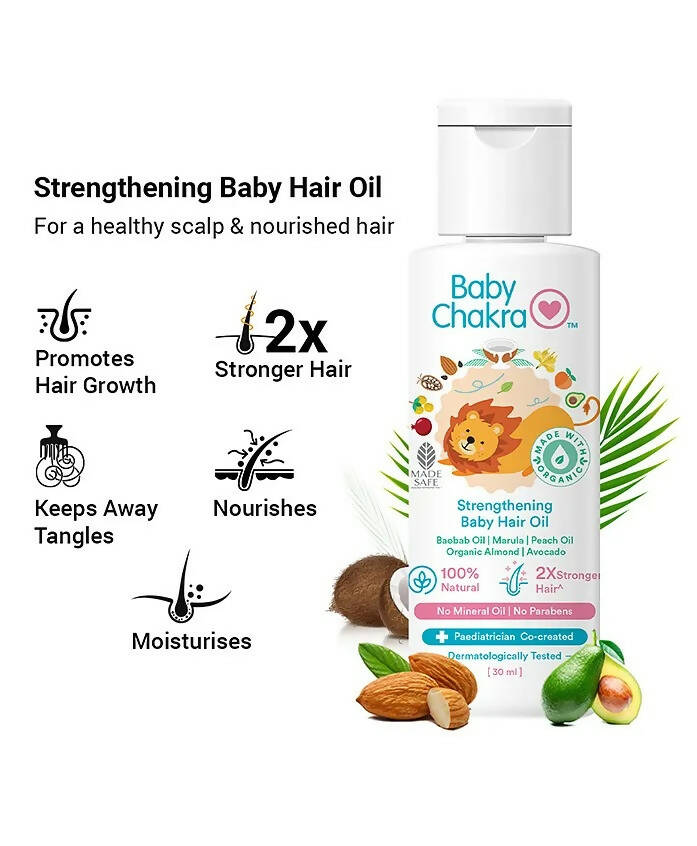 BabyChakra Massage Oil Hair Oil & Coconut Oil Combo