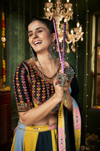 AI Fashion Multi Color Maslin Cotton Designer Navratri Lehenga Choli Collection