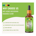 Organix Mantra Anti-Aging Macadamia Radiance Elixir Natural Face Care Serum