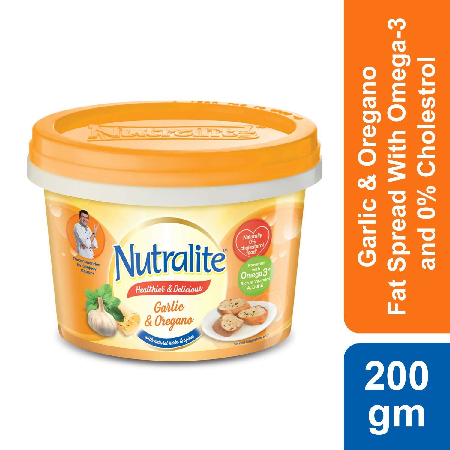 Nutralite Fat Spread - Garlic and Oregano Tub