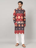 Blossom Print Cotton Kurta by Hilo Design