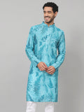 Breezy Leaves Print Cotton Kurta by Hilo Design