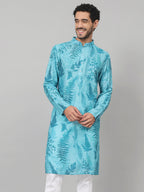Breezy Leaves Print Cotton Kurta by Hilo Design