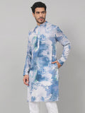 Marble Print Cotton Kurta by Hilo Design
