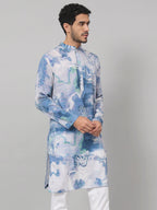 Marble Print Cotton Kurta by Hilo Design