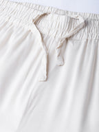 Juniper Women Offwhite Rayon Solid Wide Leg Palazzo - Distacart