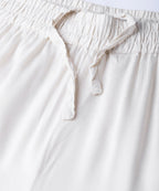 Juniper Women Offwhite Rayon Solid Wide Leg Palazzo - Distacart