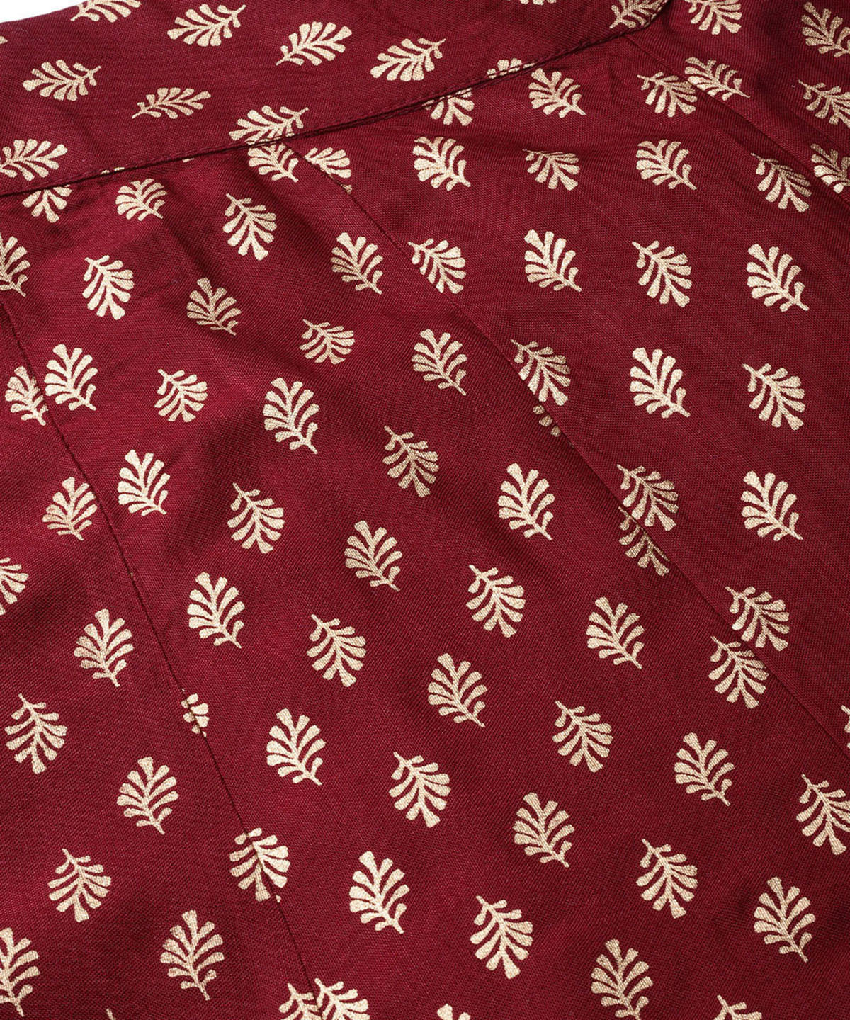 Juniper Women Maroon Rayon Printed Flared Palazzo - Distacart