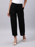 Souchii Black Liva Palazzos - Distacart