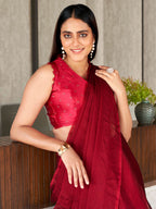 Tikhi Imli Polyester Ready to Wear Saree - Distacart