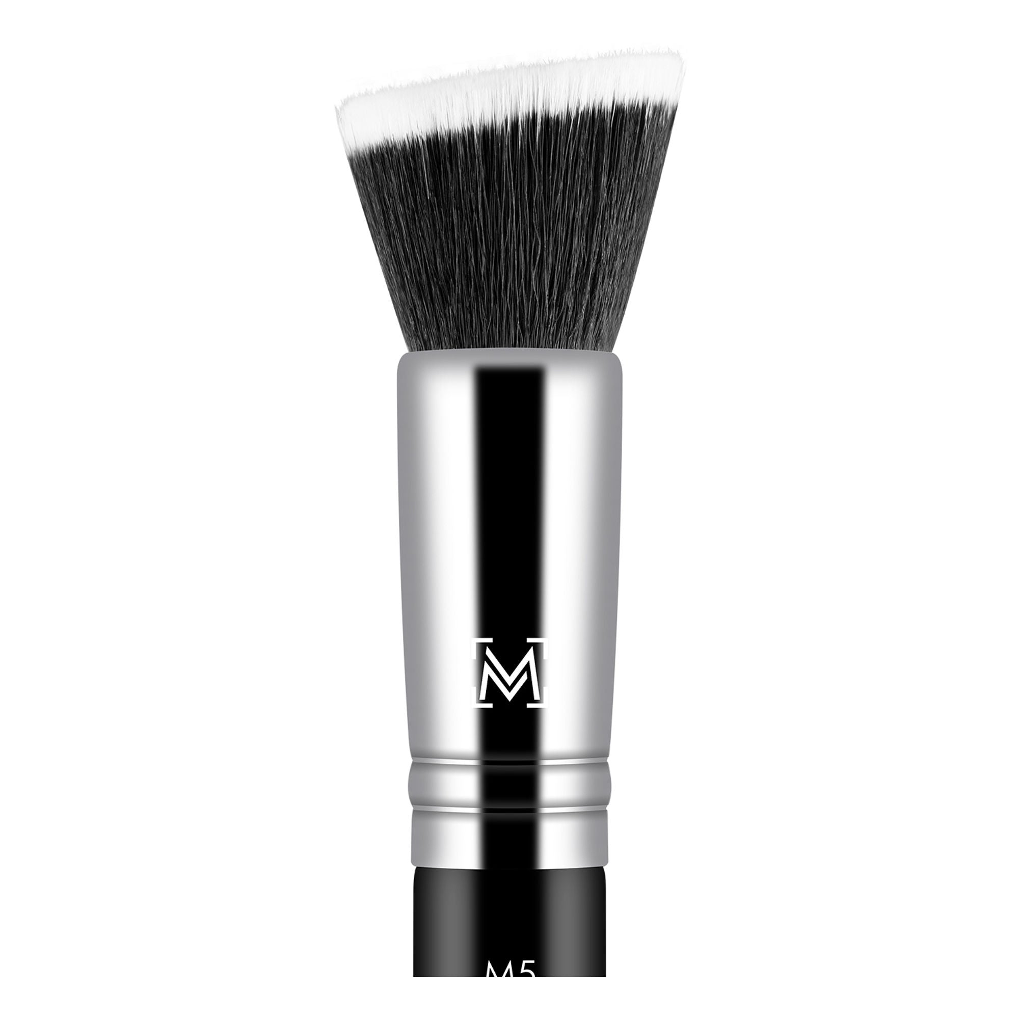 Miss Claire M5 - Flat Angled Contour Brush - Chrome