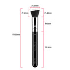 Miss Claire M5 - Flat Angled Contour Brush - Chrome