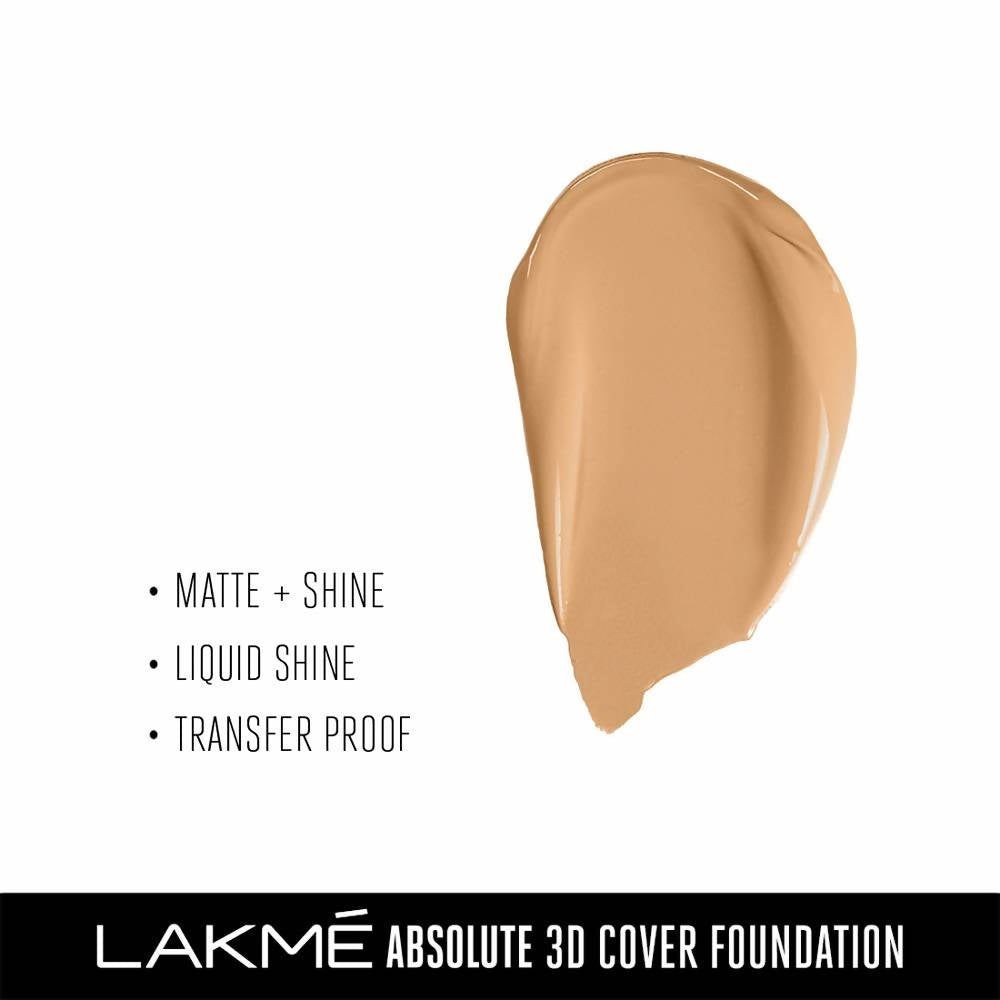 Lakme Absolute 3D Cover Foundation - Cool Tan