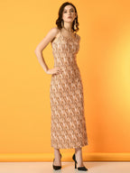 Myshka Women's Multi Printed Party Dress - Distacart