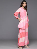 Ahalyaa Women's Traditional Wear Co-ods - Pink